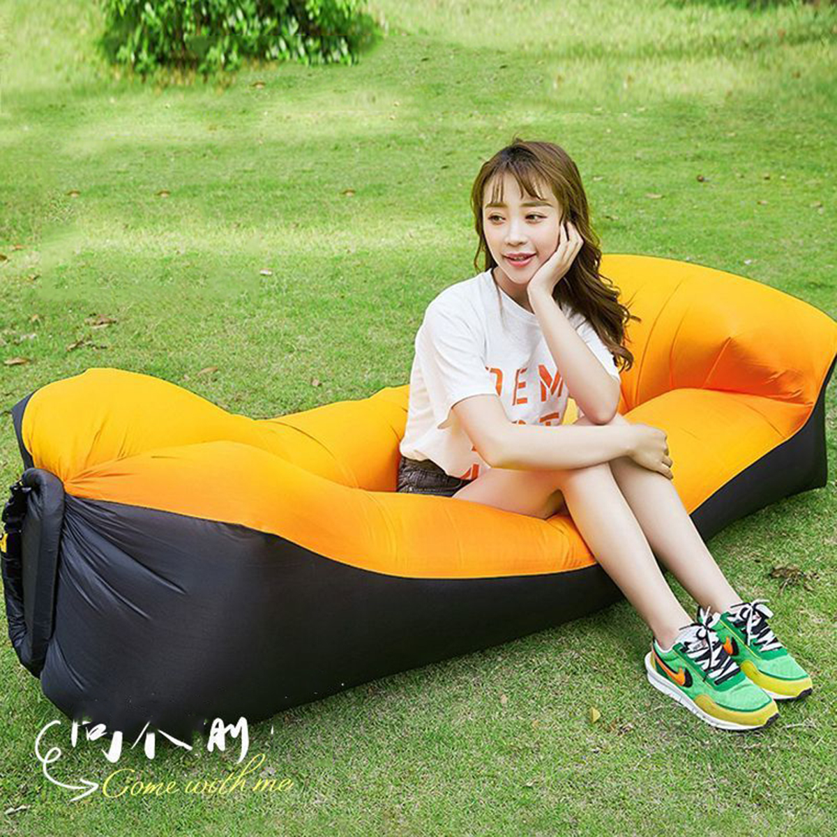Outdoor Camping Quilt - Portable Inflatable Bed, Outdoor Camping Lounge