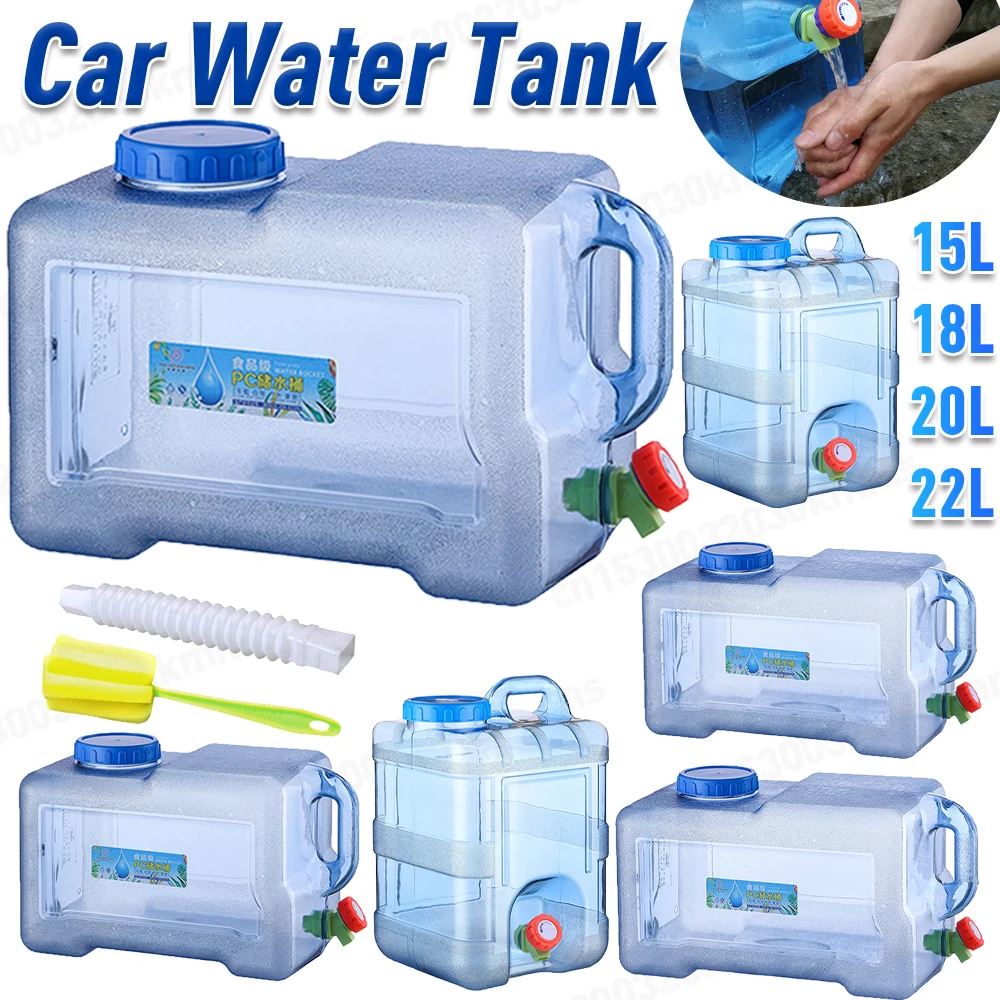 Cooking Outdoor Camping - 5-22L Drinking Water Bucket Driving Pure