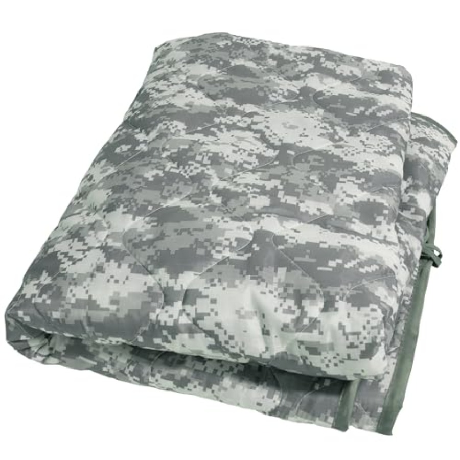 Outdoor Camping Quilt - Rothco Camo Woobie Poncho Liner Outdoor