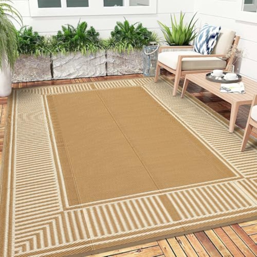 Outdoor Camping Rugs 9X18 - Outdoor Rug 9x18 for Patio Backyard