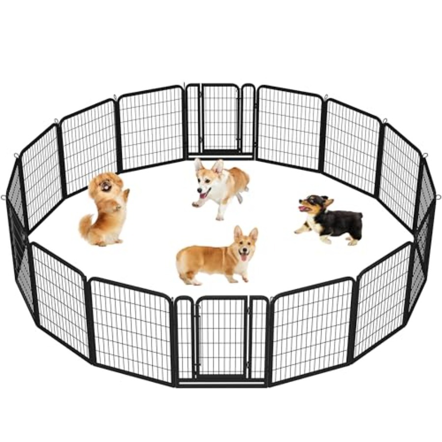 Outdoor Camping Dog Fence - Dog Playpen Outdoor Puppy Exercise Pen