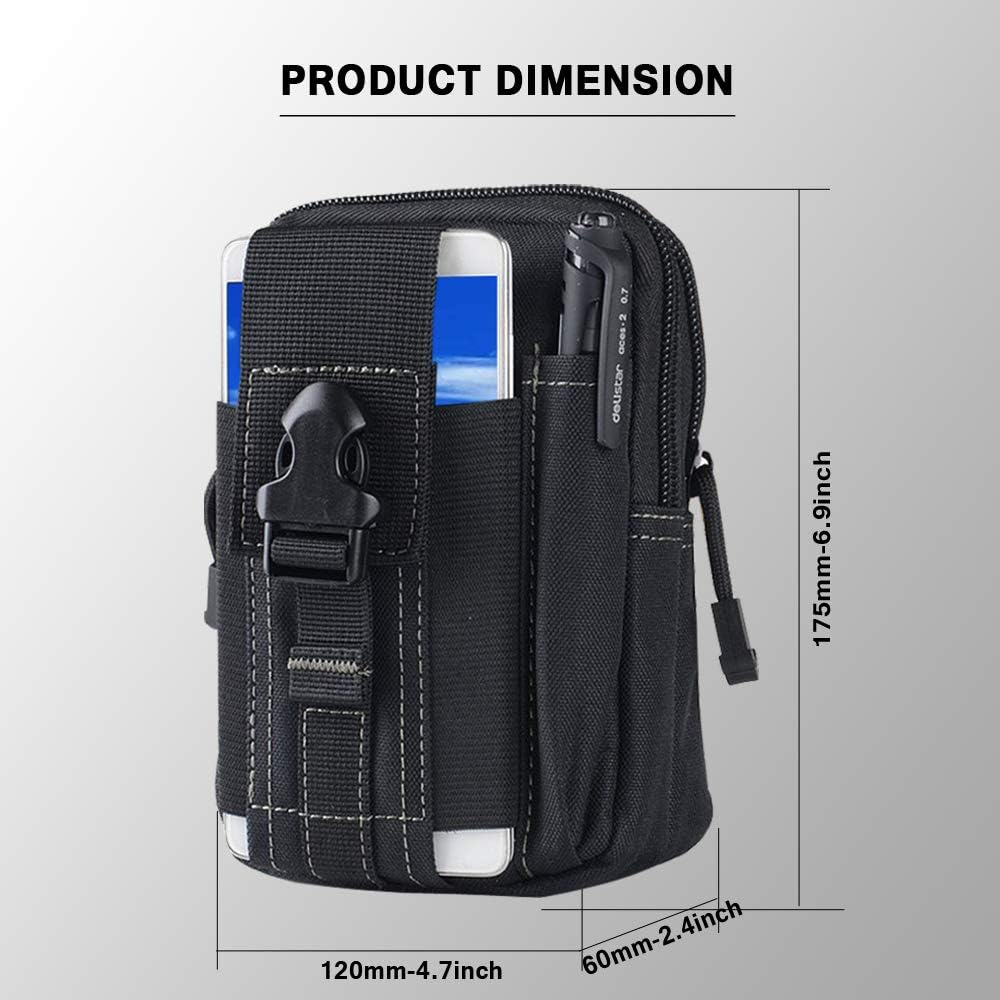 Tactical Molle Belt Pouch Mili - Outdoor Camping Tools reseña y precio