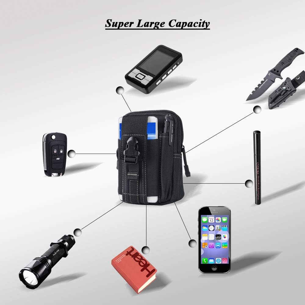 Tactical Molle Belt Pouch Mili - Outdoor Camping Tools reseña y precio