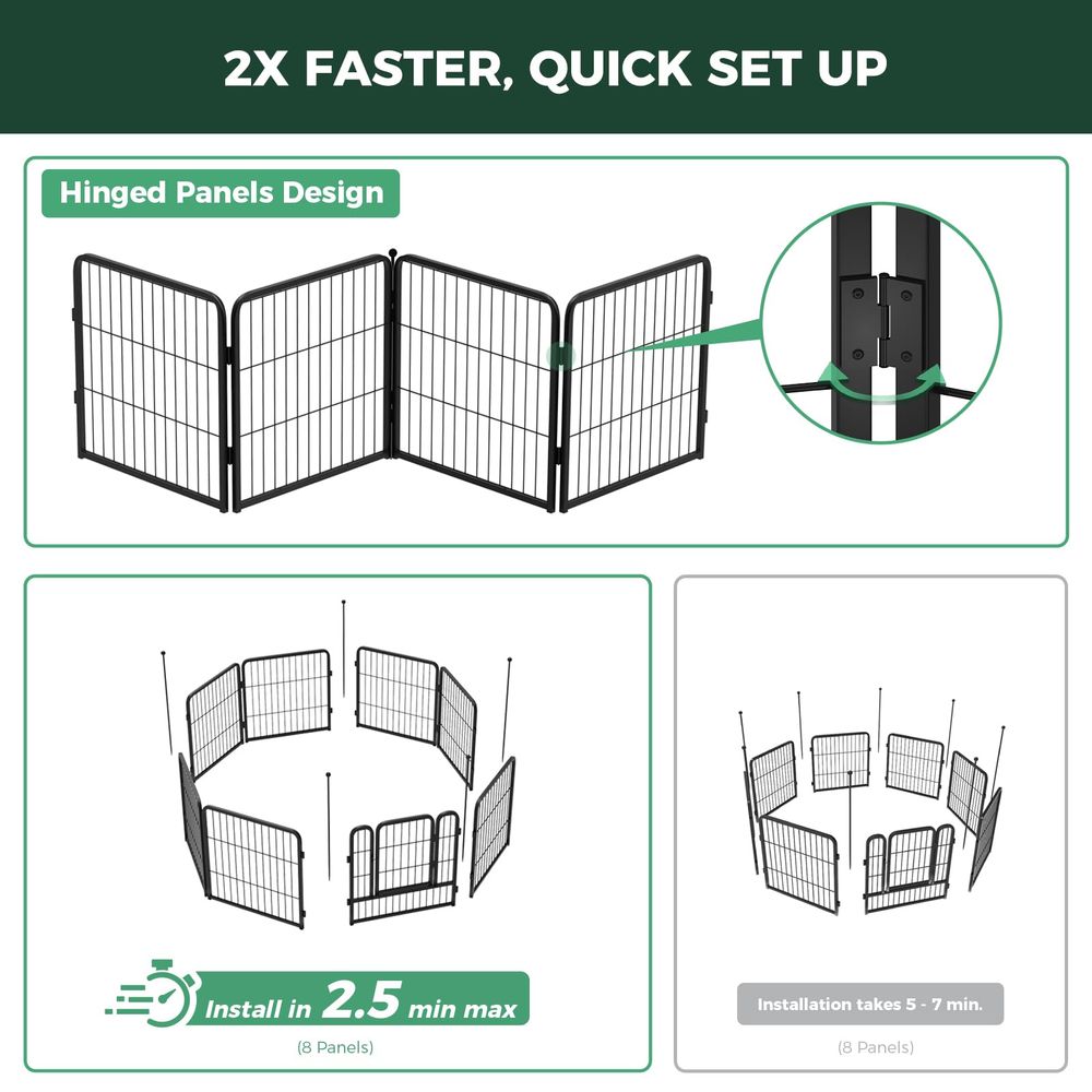 Instant Unleashed Dog Playpen, - Outdoor Camping Dog Fence reseña y precio