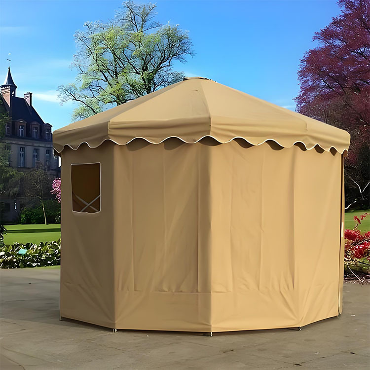 Outdoor Mongolian Tent with PV - Outdoor Camping Exhibition reseña y precio