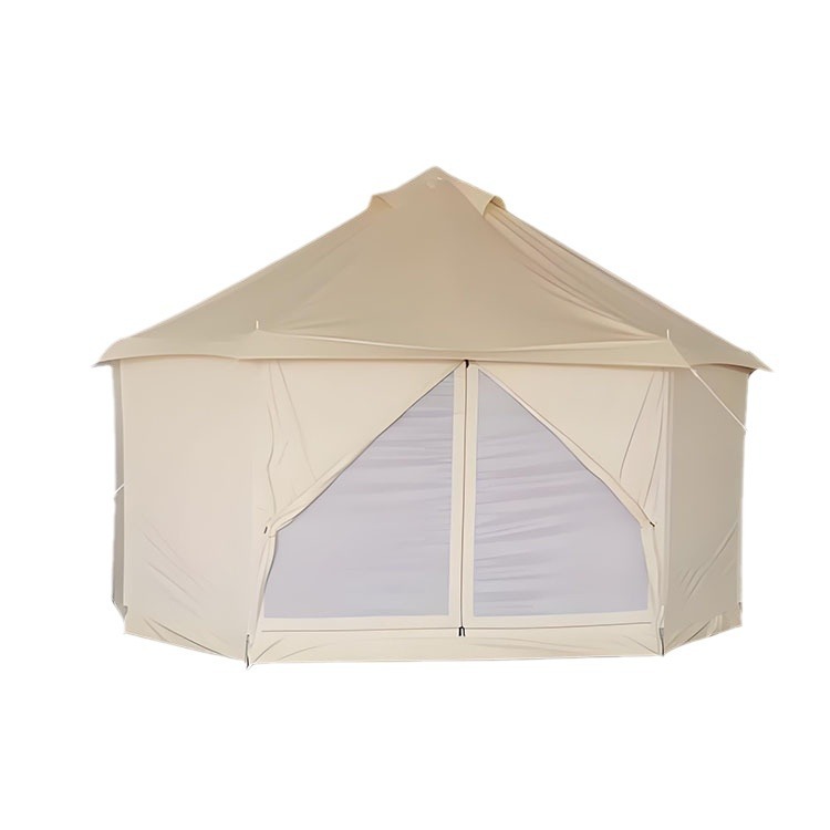 Outdoor Mongolian Tent with PV - Outdoor Camping Exhibition reseña y precio