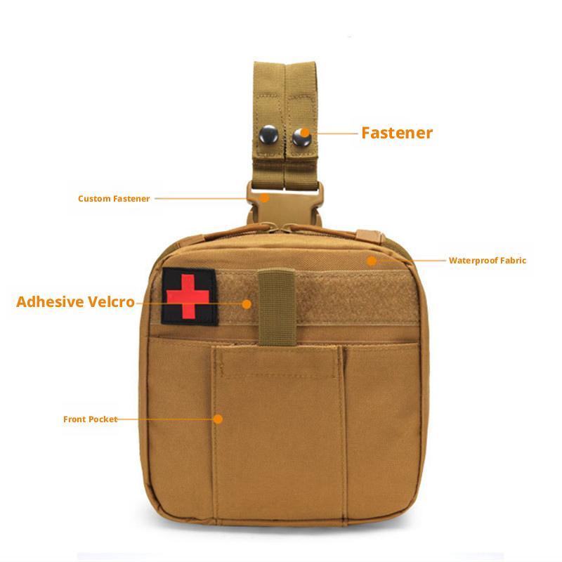 MOLLE Drop Leg Pouch Medical K - First Aid Kit Camping reseña y precio