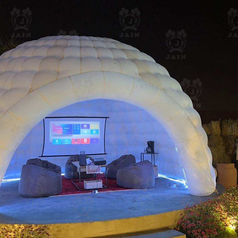 Inflatable Igloo Dome Party Te - Outdoor Camping Exhibition reseña y precio