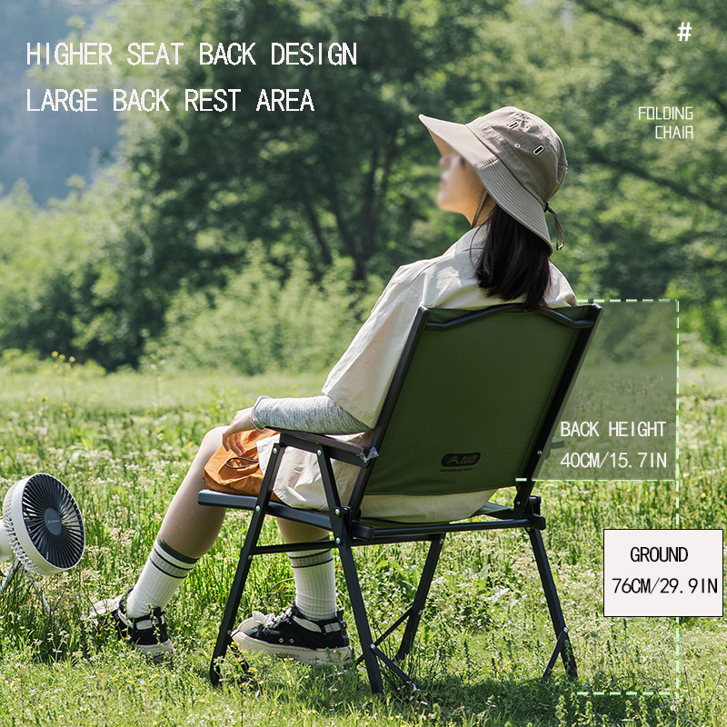 BISINNA Outdoor Folding Campin - Outdoor Camping Folding Chairs reseña y precio