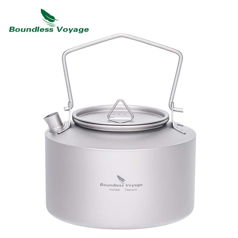 Boundless Voyage Titanium Kett - Outdoor Camping Kettle reseña y precio