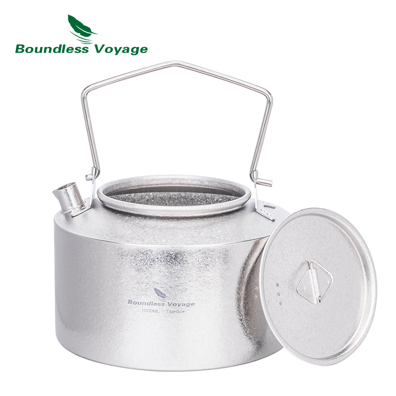 Boundless Voyage Titanium Kett - Outdoor Camping Kettle reseña y precio