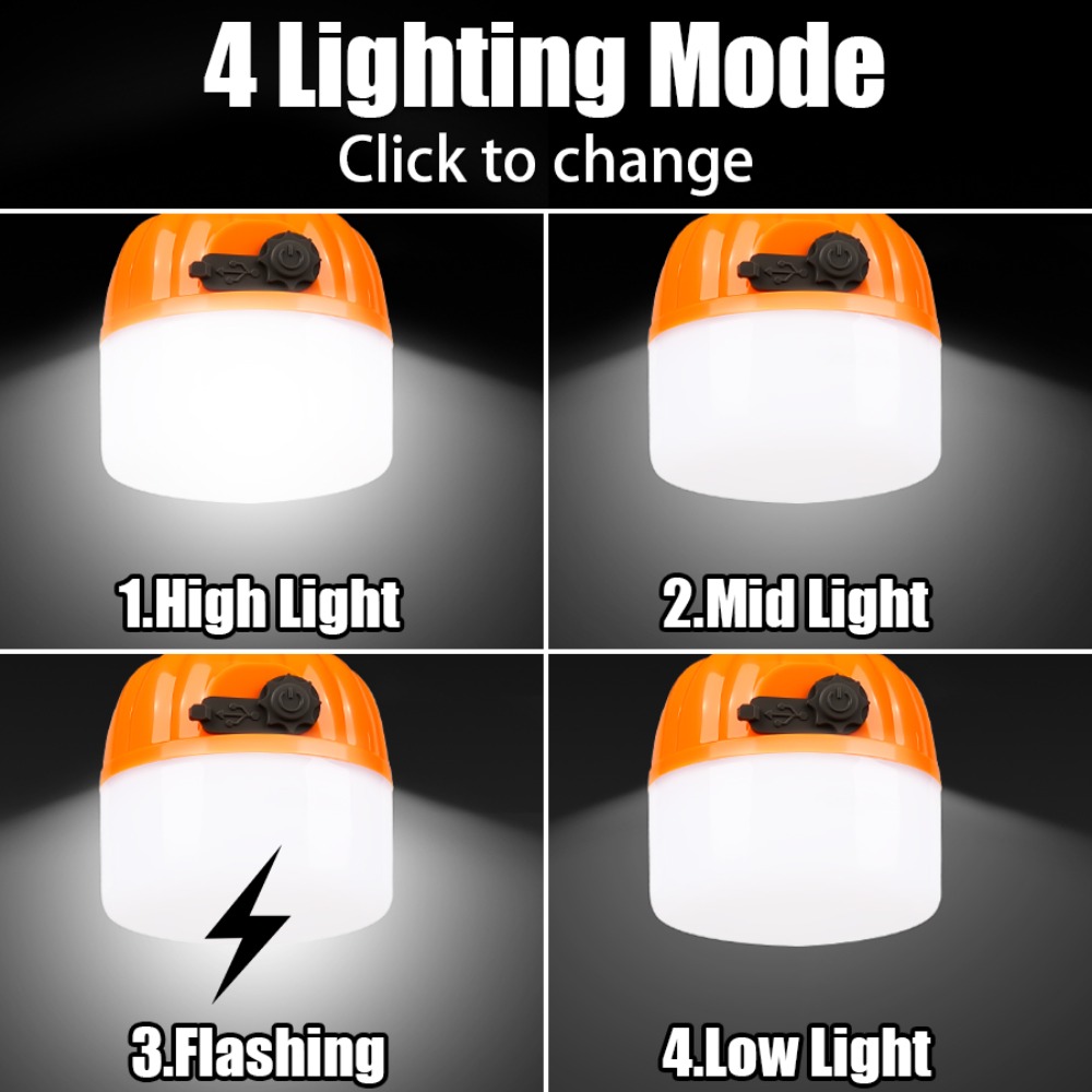 Portable Mini Camping Lamp 4 L - Outdoor Camping Lampe reseña y precio