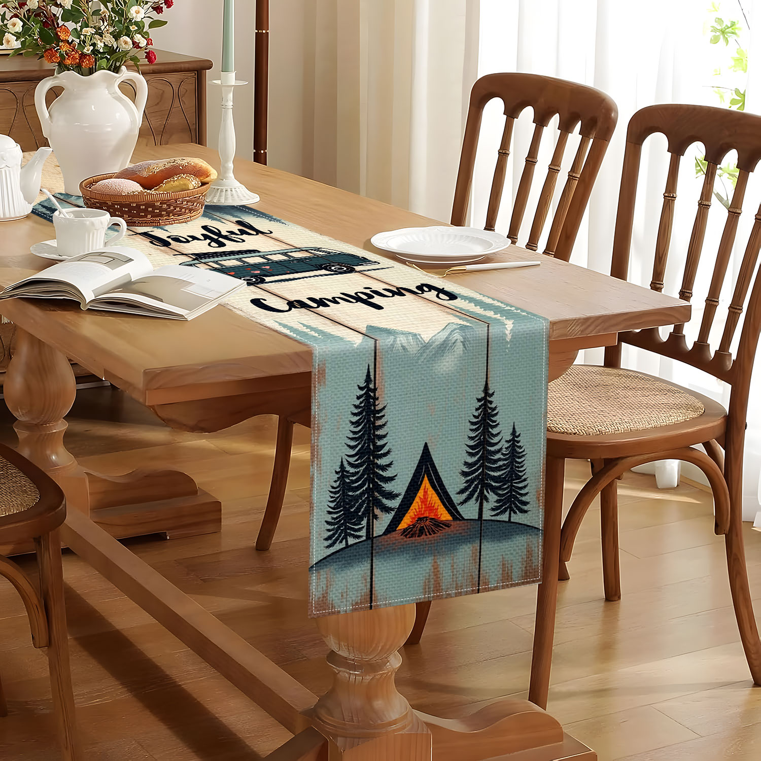 1 Camping Style Theme Table Ru - Outdoor Camping Exhibition reseña y precio