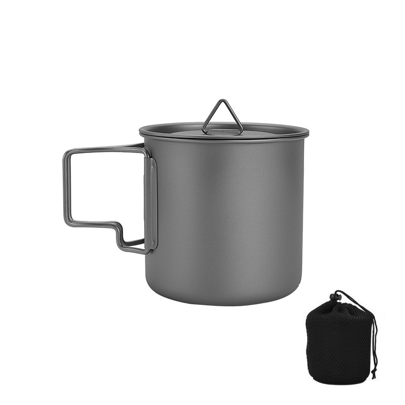 Titanium Camping Mug with Fold - Outdoor Camping Kitchen Table reseña y precio