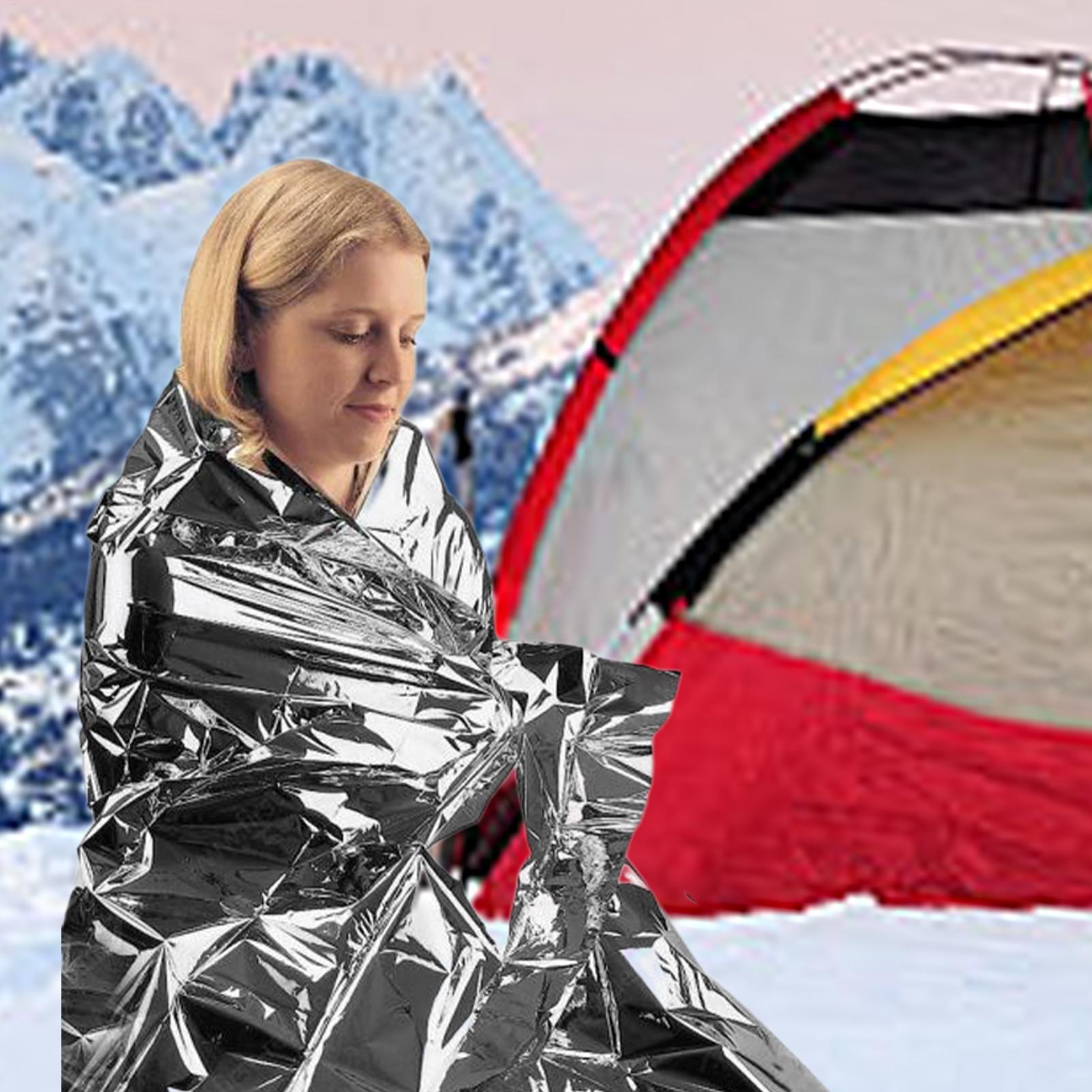 Emergency Blanket Outdoor Surv - First Aid Kit Camping reseña y precio