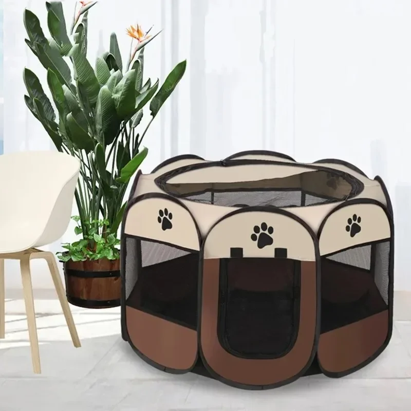 Portable Foldable Pet Cage Oct - Outdoor Camping Dog Fence reseña y precio