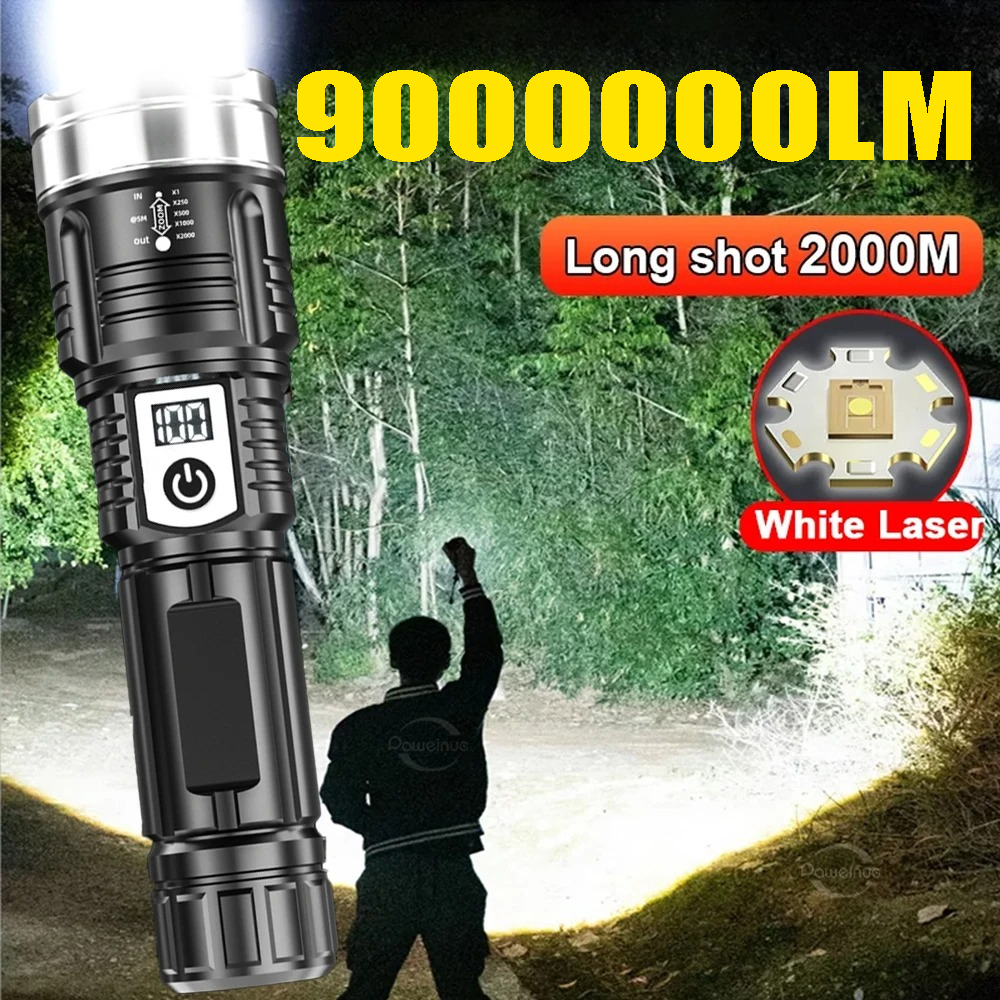 High Power 200000LM LED Flashl - Outdoor Camping Lampe reseña y precio