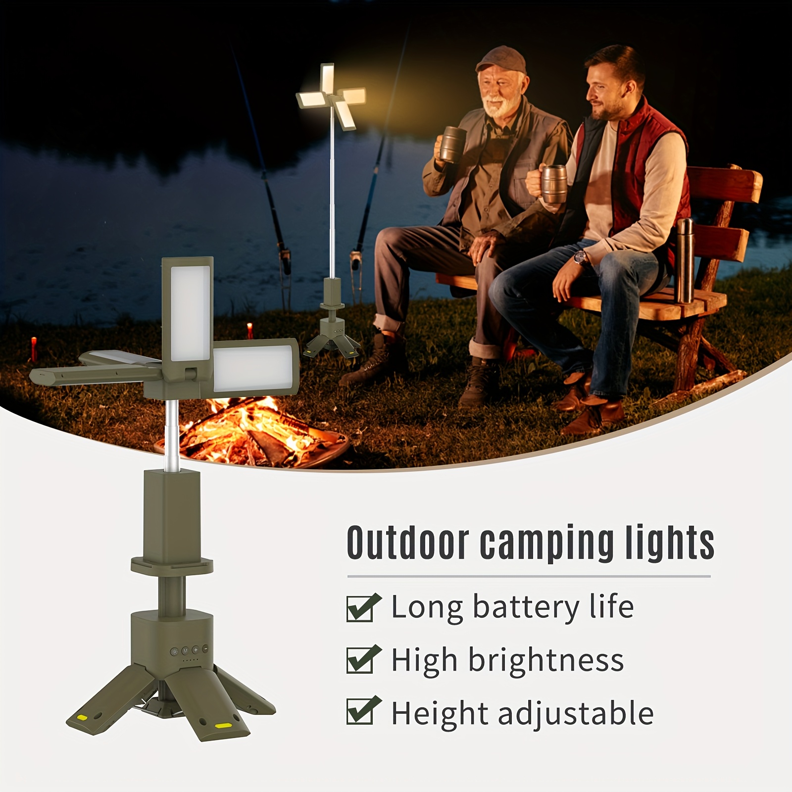 Camping Lantern, 14000mAh Rech - Outdoor Camping Lampe reseña y precio