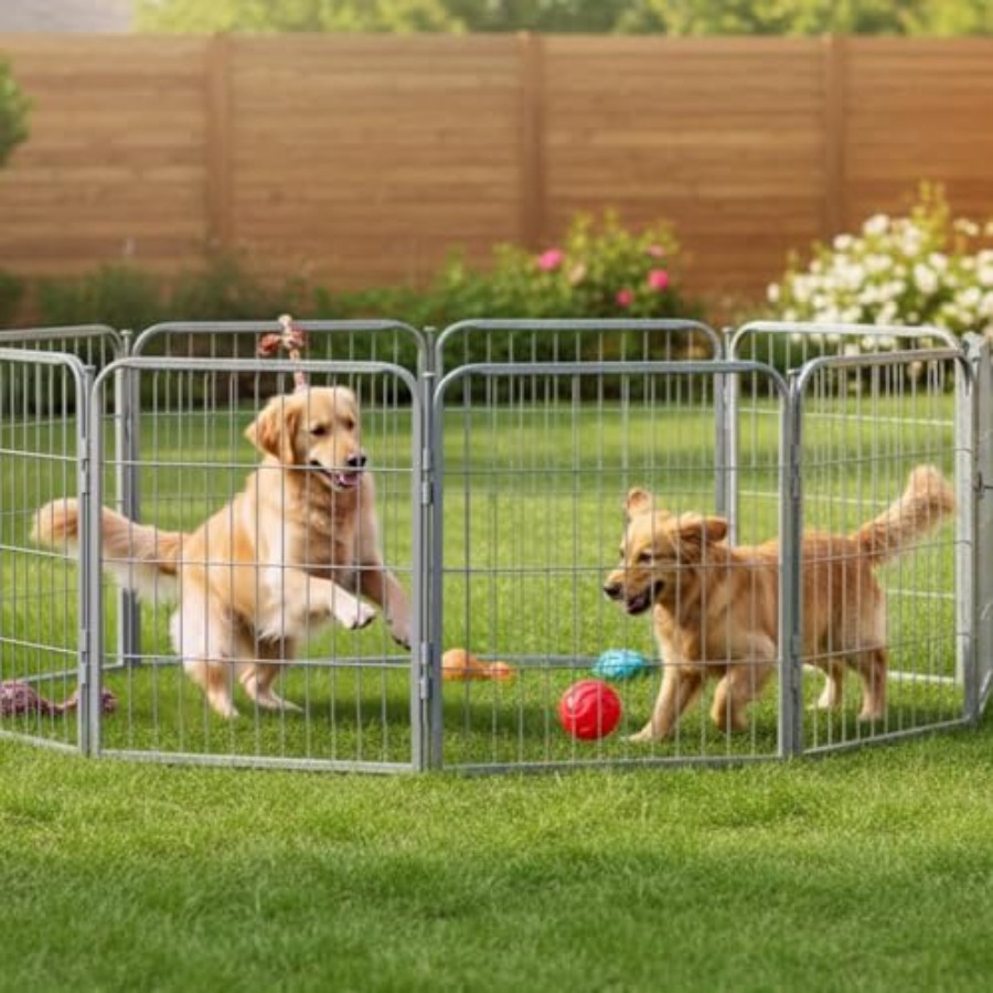 Outdoor dog play pen for small - Outdoor Camping Dog Fence reseña y precio