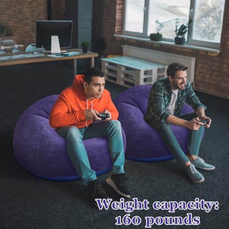 Inflatable Bean Bag Chairs Out - Outdoor Camping Folding Chairs reseña y precio