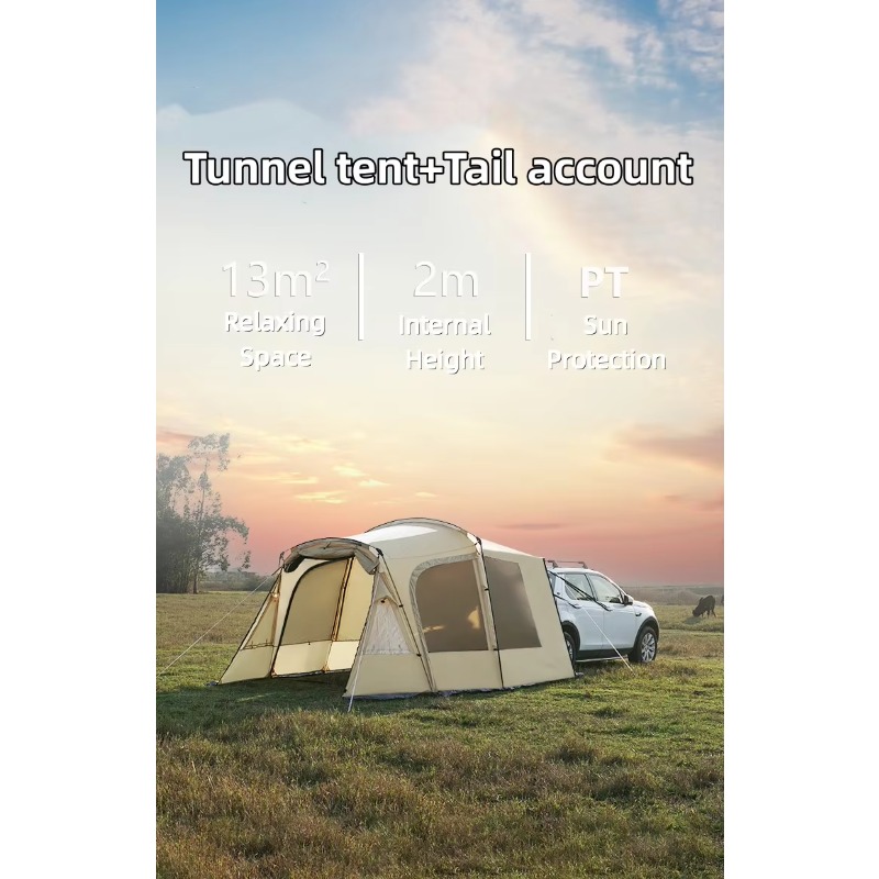 Tent Factory Customized Outdoo - Outdoor Camping Car Tail Tent reseña y precio