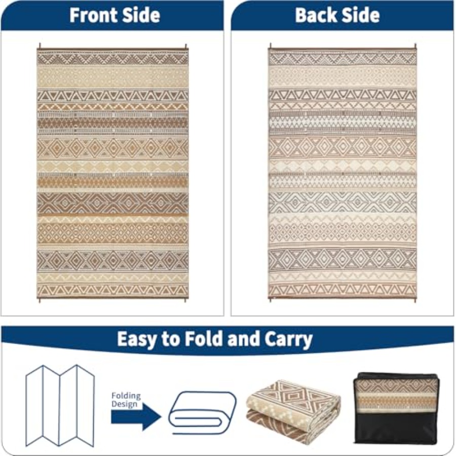Waterproof Outdoor Rug 9x18 fo - Outdoor Camping Rugs 9X18 reseña y precio