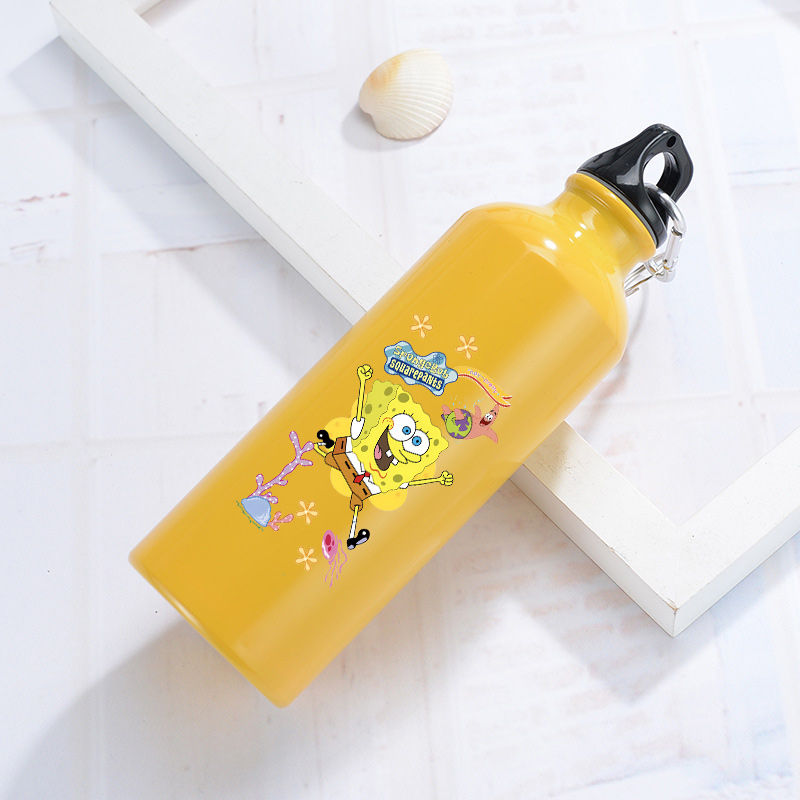 SpongeBobs Aluminum Water Bott - Outdoor Camping Kettle reseña y precio