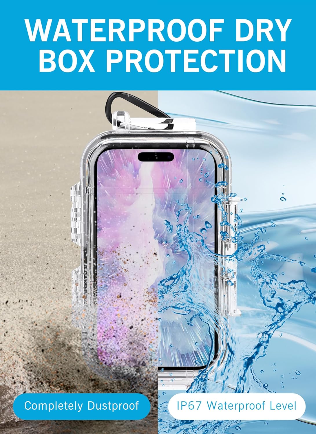 Waterproof Dry Box IP68 Dustpr - Outdoor Camping Tools reseña y precio