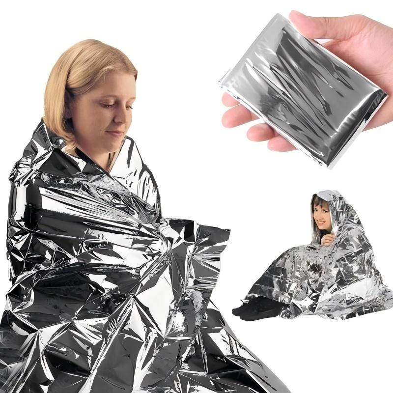 4 pcs Emergency Blanket Outdoo - First Aid Kit Camping reseña y precio