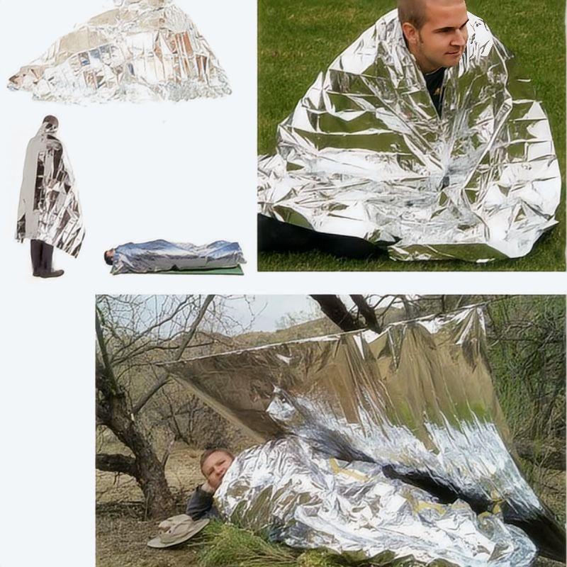 4 pcs Emergency Blanket Outdoo - First Aid Kit Camping reseña y precio