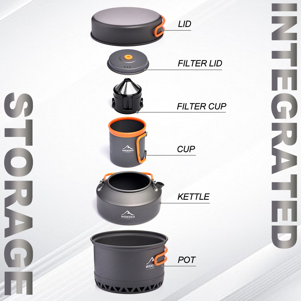 Camping Tableware Outdoor Cook - Outdoor Camping Kettle reseña y precio