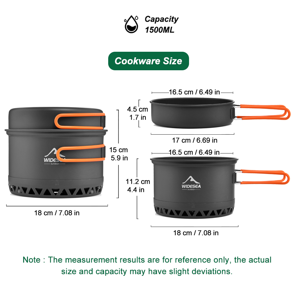 Camping Tableware Outdoor Cook - Outdoor Camping Kettle reseña y precio