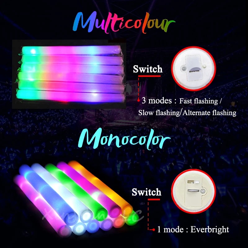 1/15/30Pcs Colourful Flashing  - Glow Sticks Survival reseña y precio