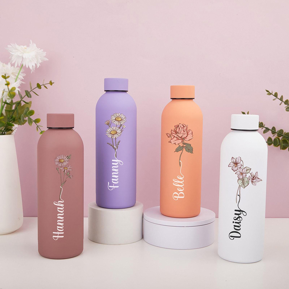 Customized floral water bottle - Outdoor Camping Water Tank reseña y precio