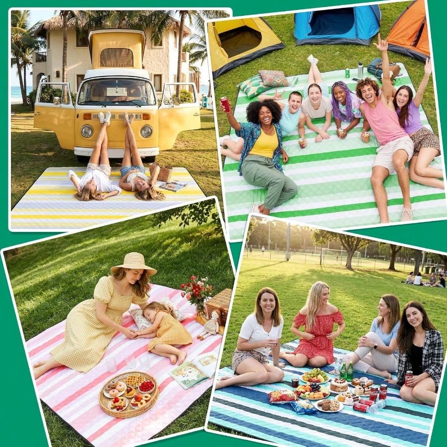 Waterproof Beach Blanket Picni - Outdoor Camping Blanket reseña y precio