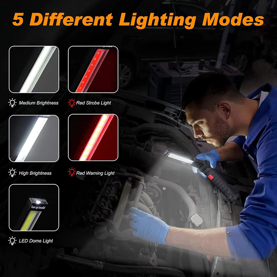 Portable LED Flashlight with M - Outdoor Camping Lampe reseña y precio