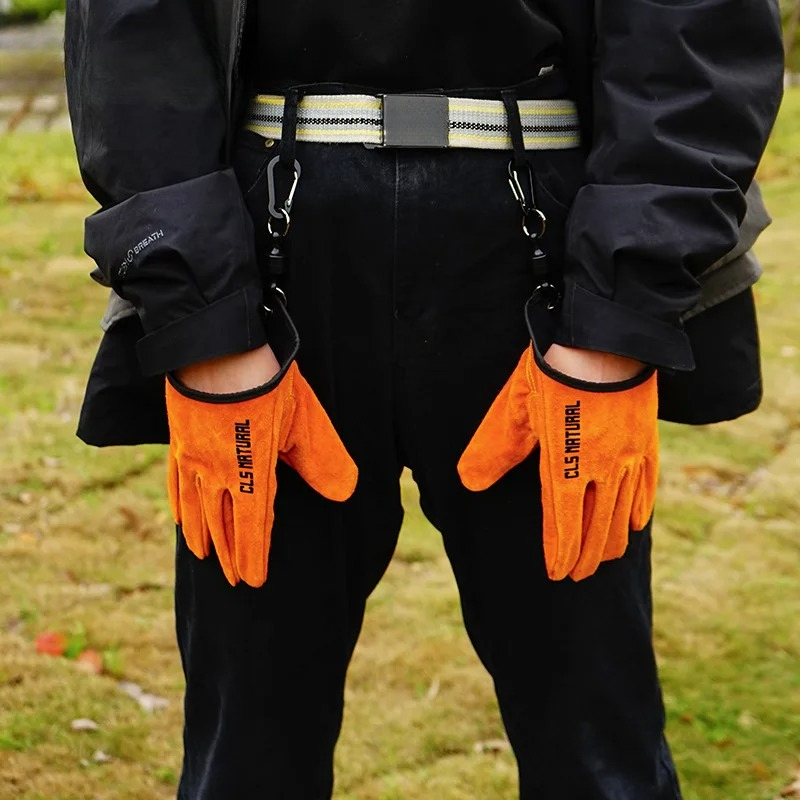 Heat Resistant BBQ Gloves Cowh - Outdoor Camping Tools reseña y precio