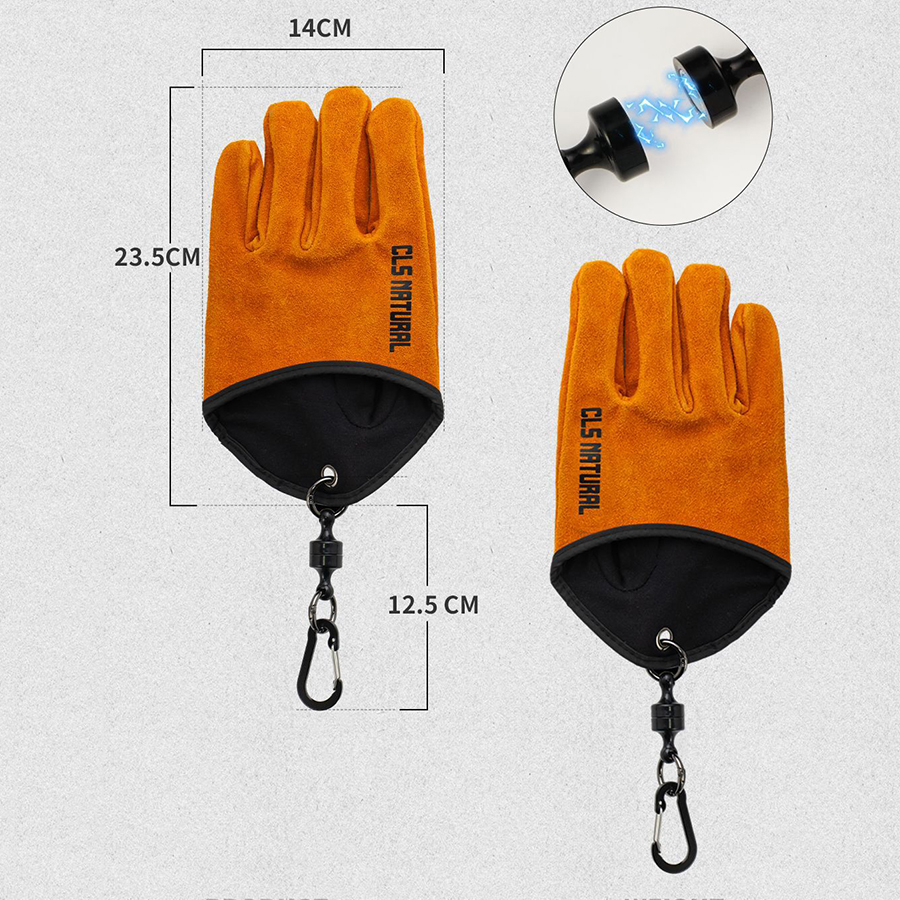 Heat Resistant BBQ Gloves Cowh - Outdoor Camping Tools reseña y precio
