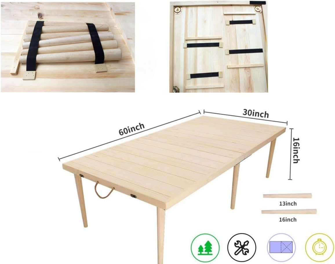 Boho Style Portable Pine Picni - Outdoor Camping Decor Ideas reseña y precio