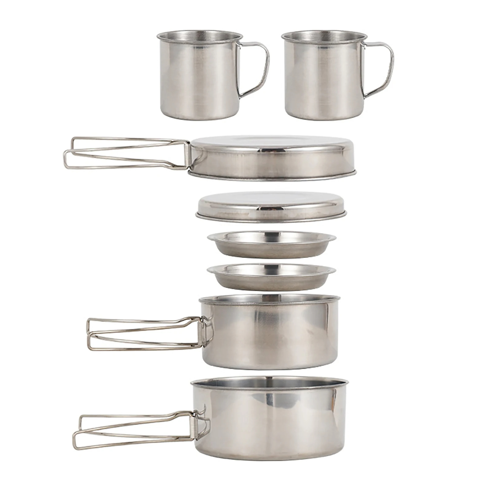 8pcs/Set Camping Cookware Mess - Outdoor Camping Kitchen Table reseña y precio