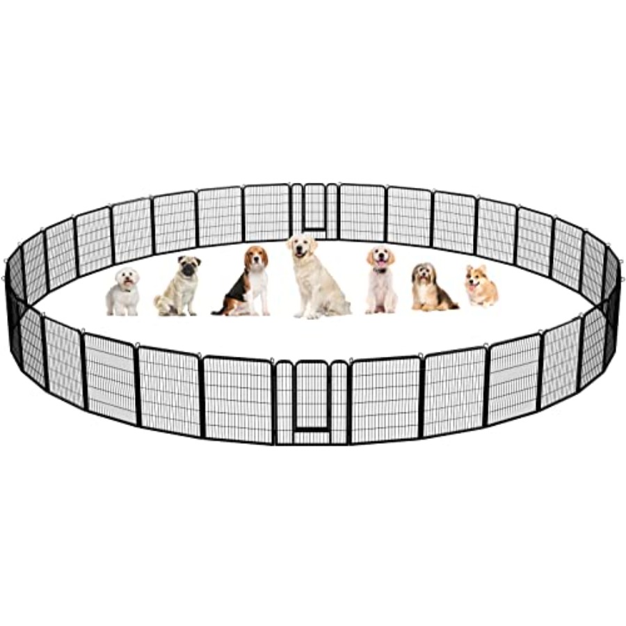 Dog Playpen Outdoor 40 inch 32 - Outdoor Camping Dog Fence reseña y precio