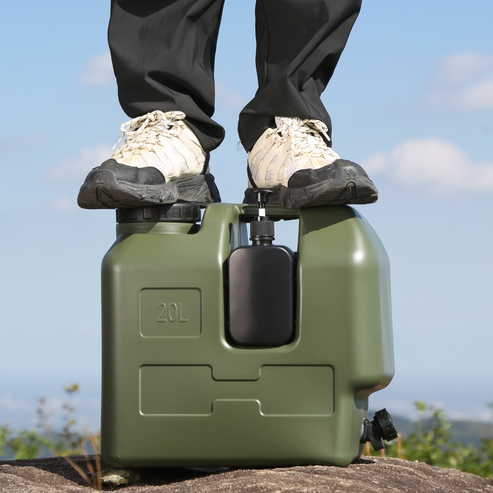 15/20L Portable Camping Water  - Outdoor Camping Kettle reseña y precio