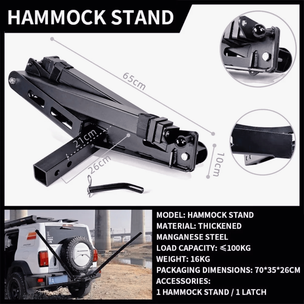 AM-Outdoor trailer bar square  - Camping Hammock reseña y precio