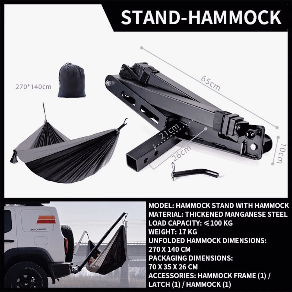 AM-Outdoor trailer bar square  - Camping Hammock reseña y precio