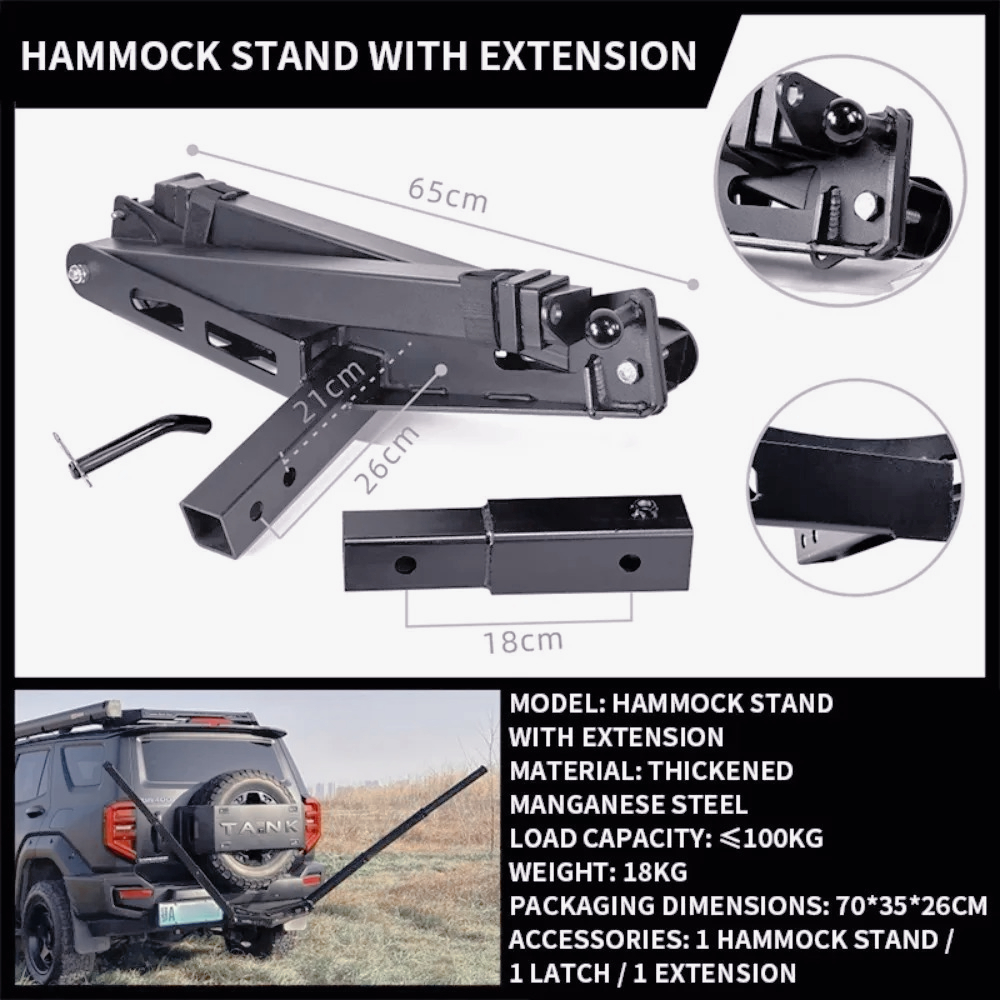 AM-Outdoor trailer bar square  - Camping Hammock reseña y precio