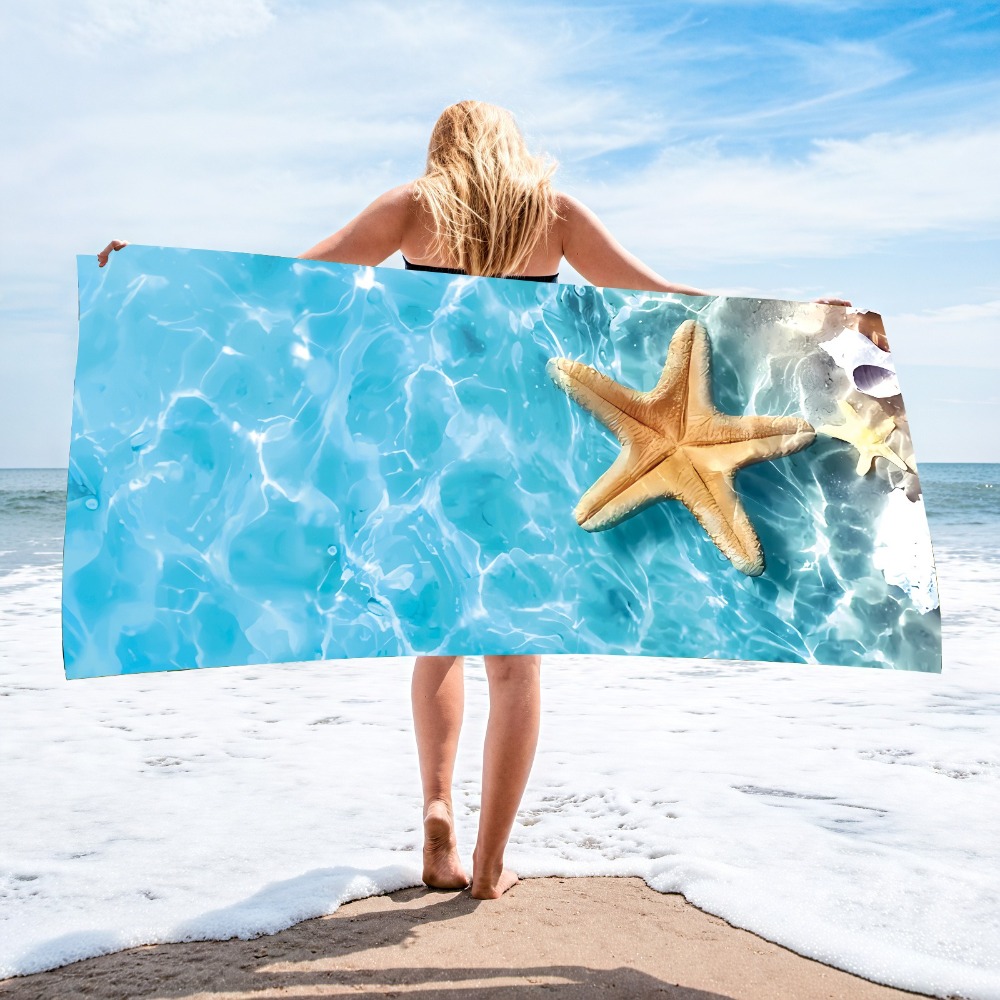 27.5x55inch Blue Ocean Jellyfi - Outdoor Camping Blanket reseña y precio