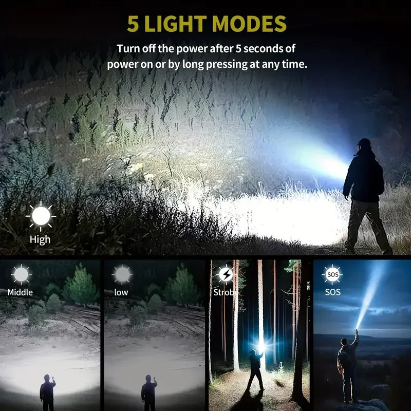 Ultra Powerful Flashlight Conc - Outdoor Camping Lampe reseña y precio