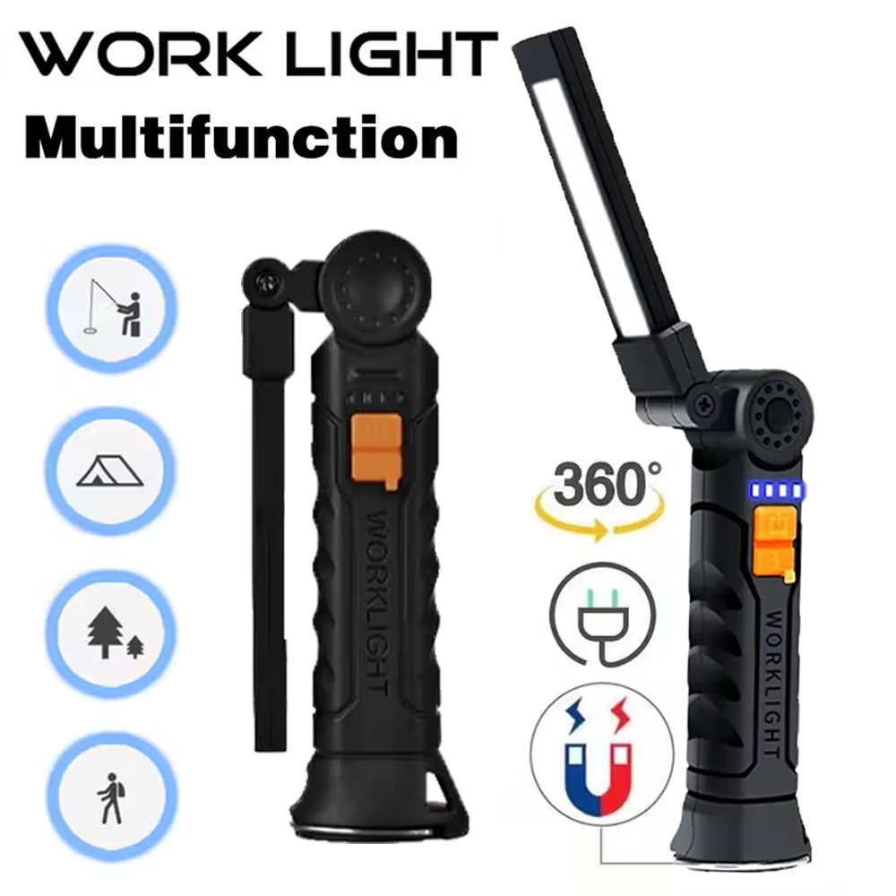 Portable COB LED Flashlight US - Outdoor Camping Lampe reseña y precio