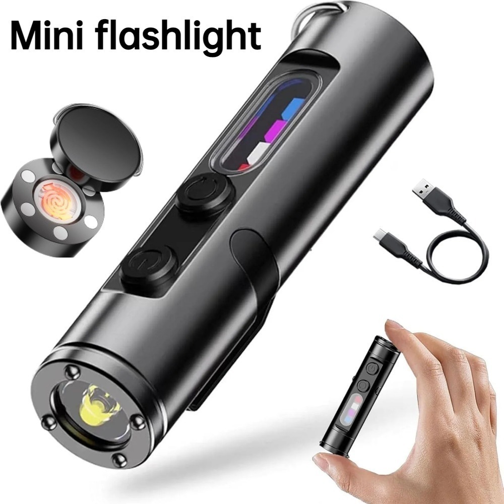 Mini Outdoor Flashlight Type C - Outdoor Camping Lampe reseña y precio
