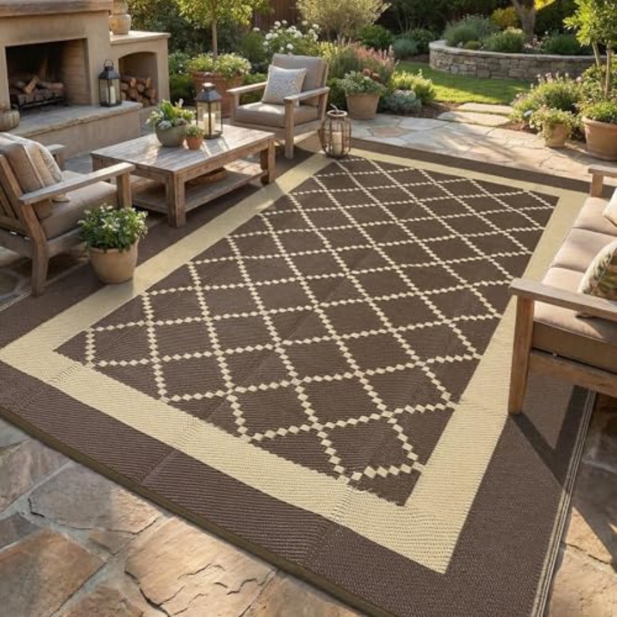 Outdoor Rug Waterproof 9x18 Pa - Outdoor Camping Rugs 9X18 reseña y precio